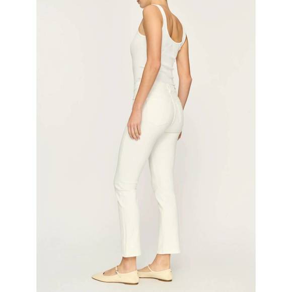 NEW DL1961 - WOMEN'S mara straight jeans in white - Picture 4 of 4